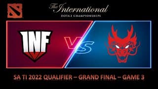 Infamous vs Hokori Game 3 Grand Final SA TI 2022 Qualifier
