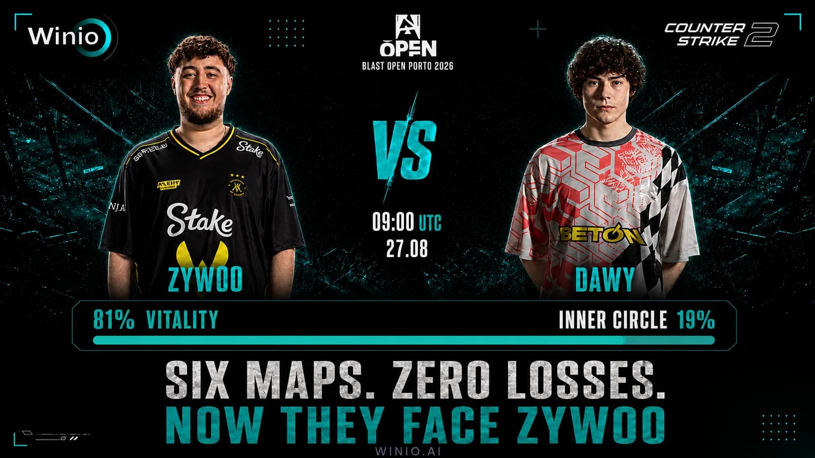 Vitality vs Inner Circle Prediction for August 27