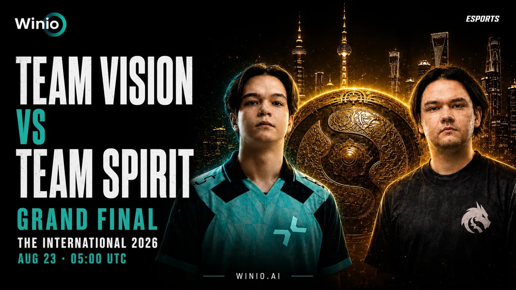 Team VISION to Face Team Spirit in The International 2026 Grand Final