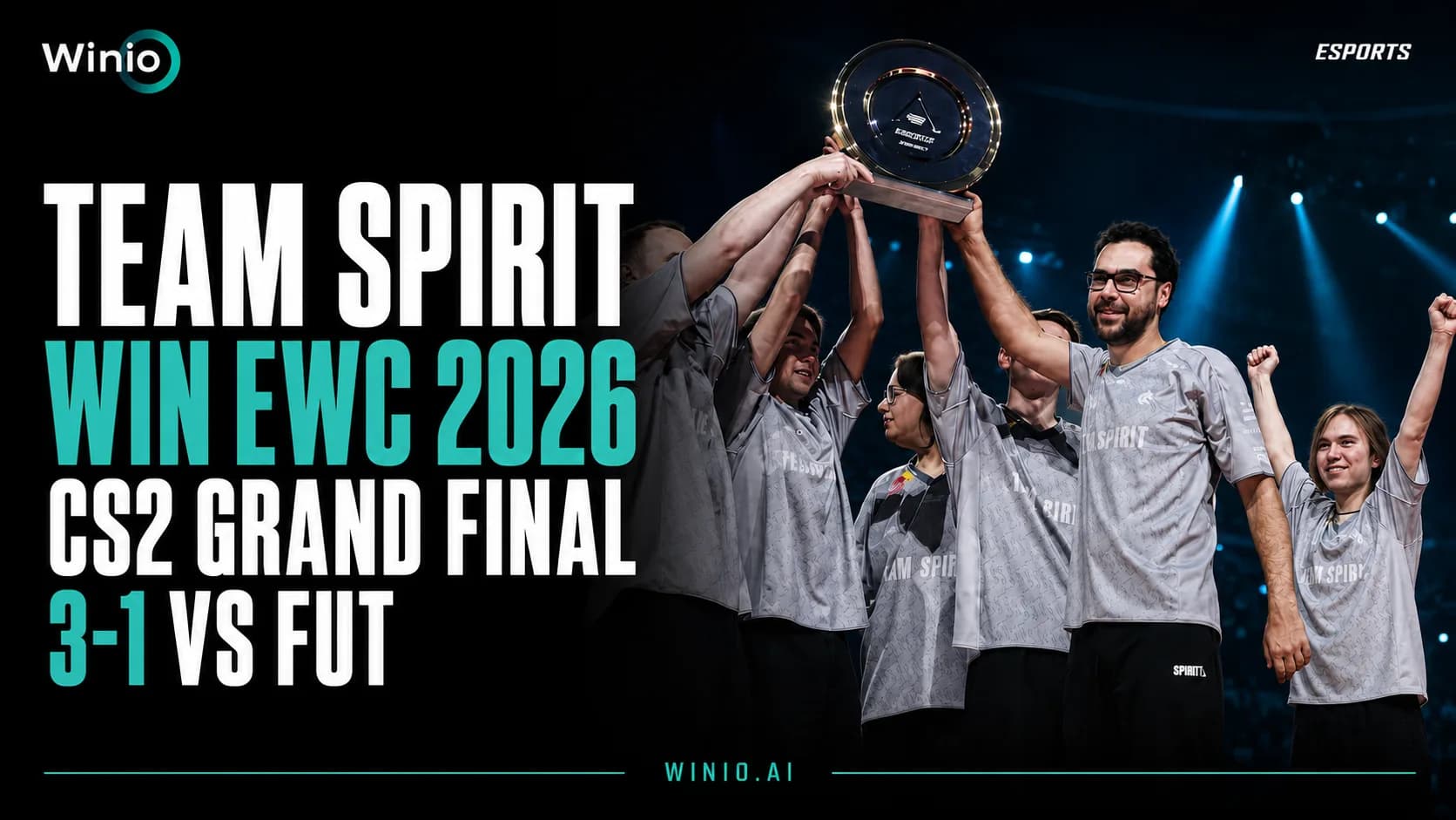 Team Spirit Win EWC 2026 CS2 Grand Final