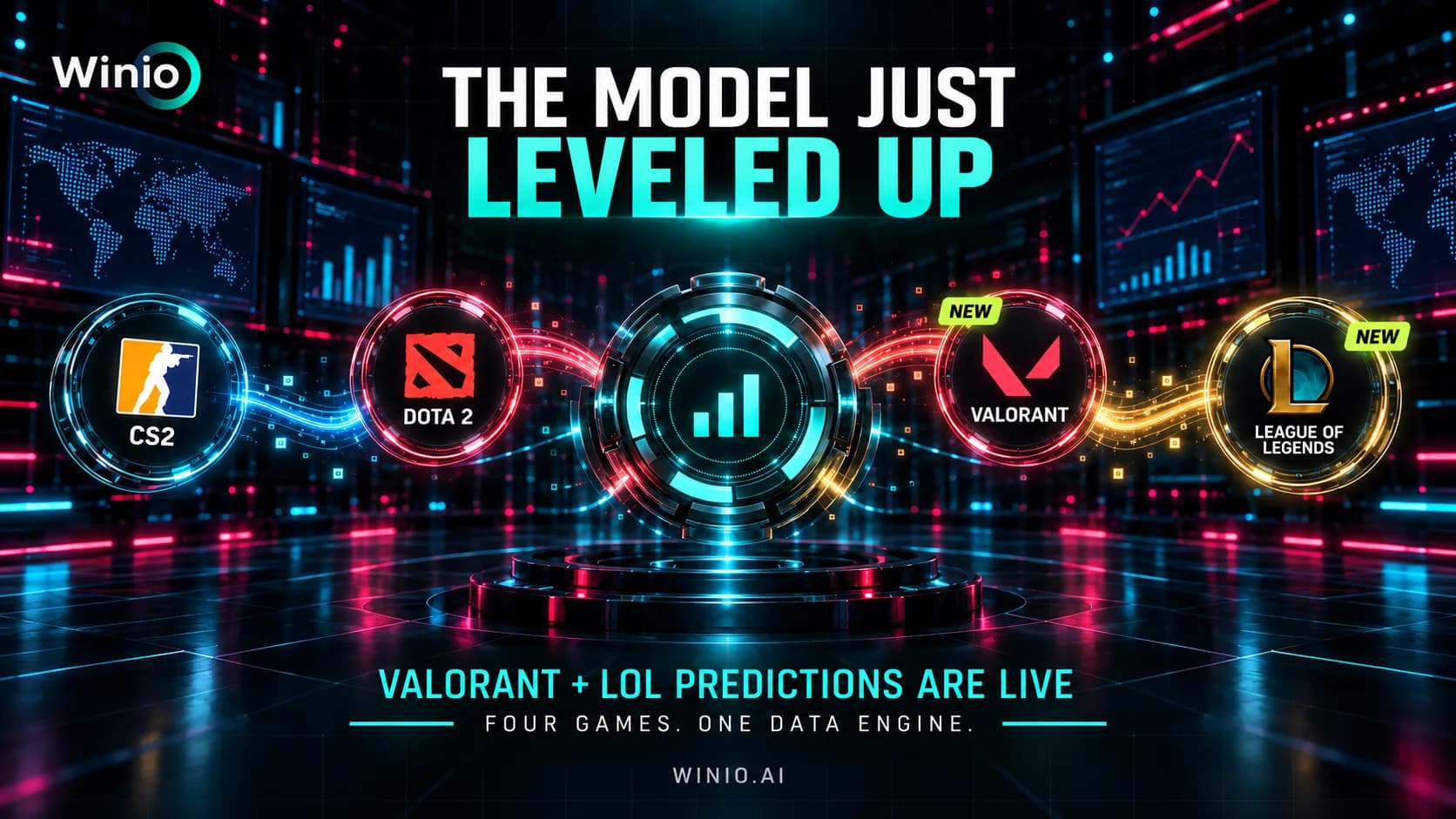 VALORANT and LoL Predictions Are Now Live on Winio