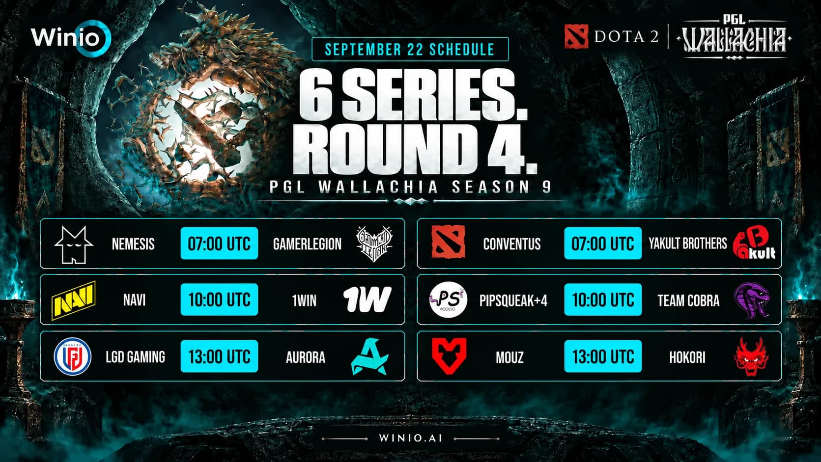 PGL Wallachia Season 9 matches: UTC schedule and prediction for September 22