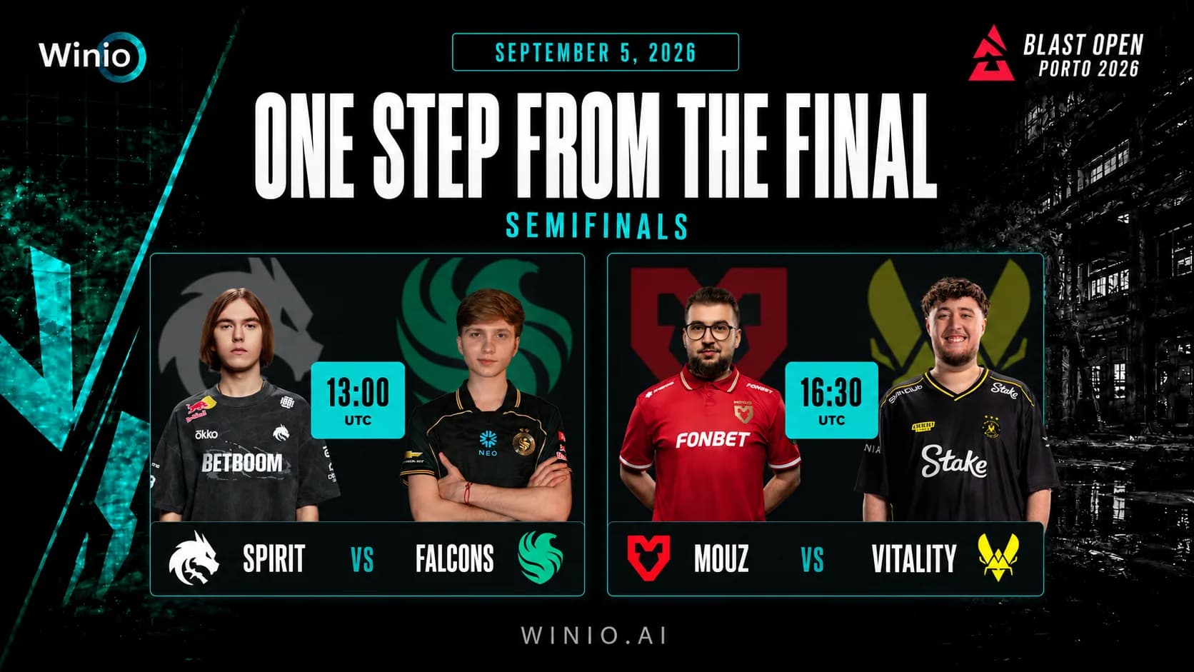 BLAST Open Porto Semifinals: Schedule and Matchups