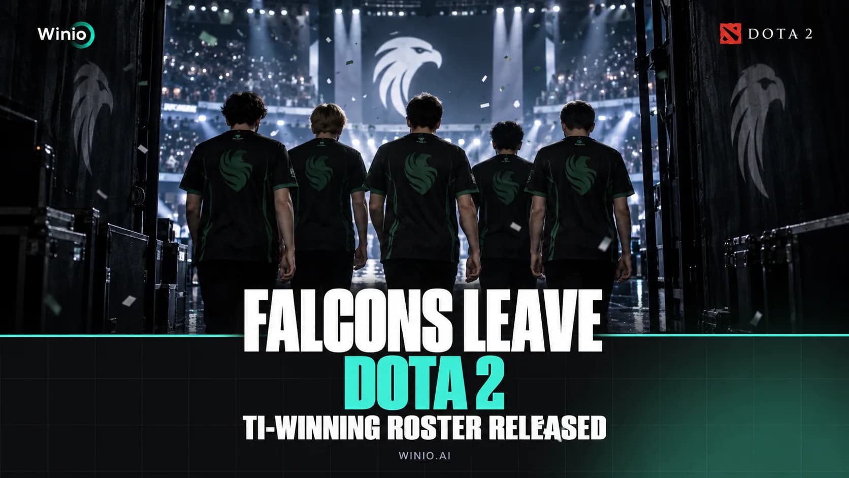 Team Falcons leave Dota 2 and release TI-winning roster