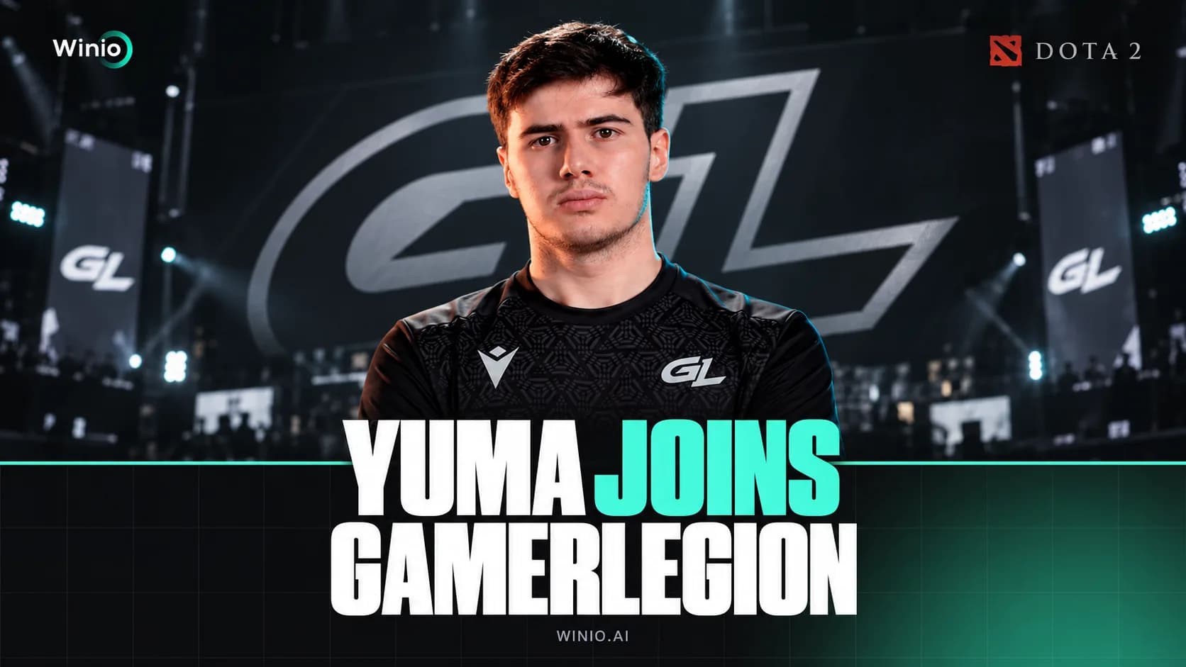 Yuma Joins GamerLegion Dota 2 Roster