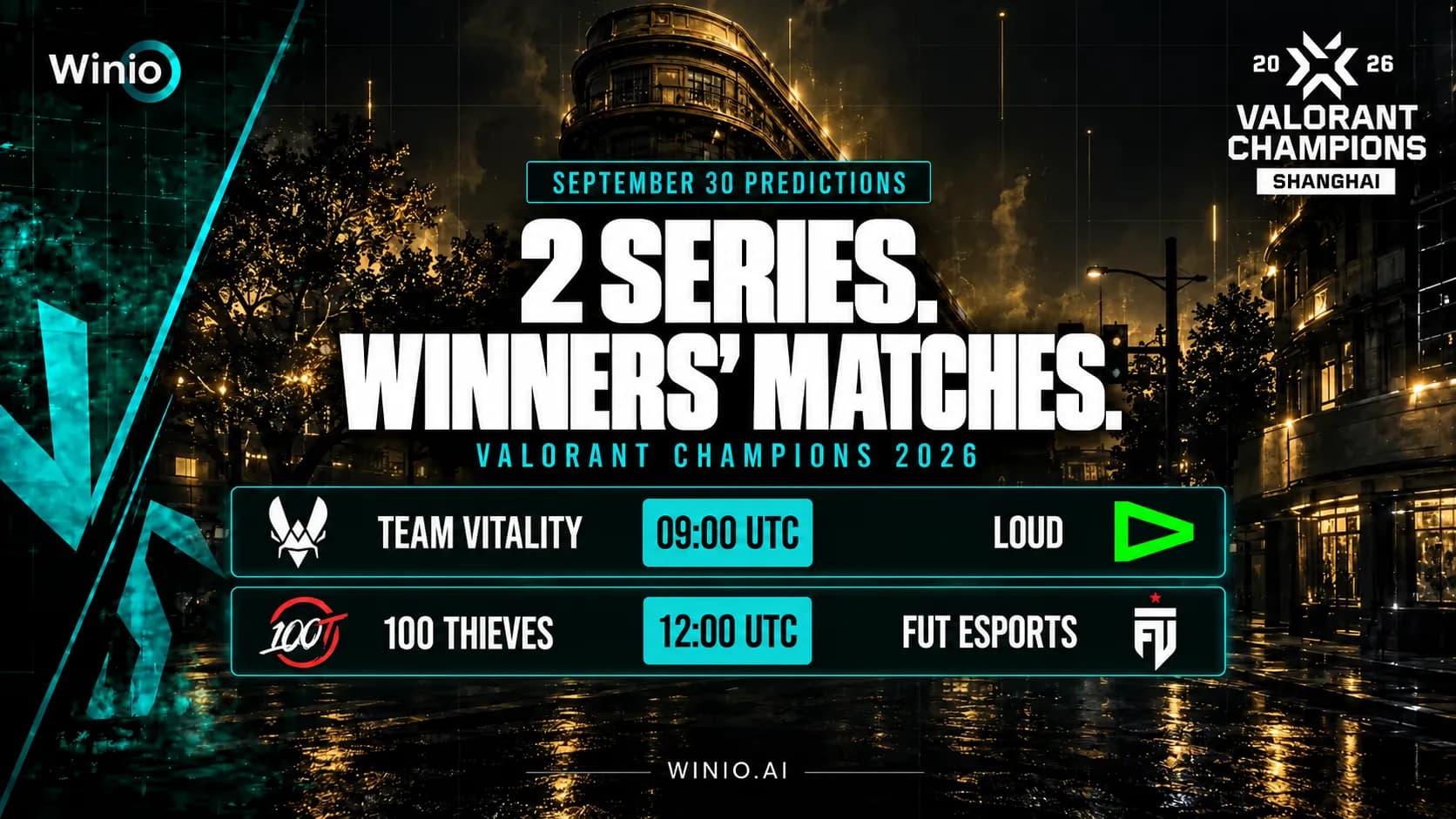 Valorant Champions 2026 Predictions for September 30