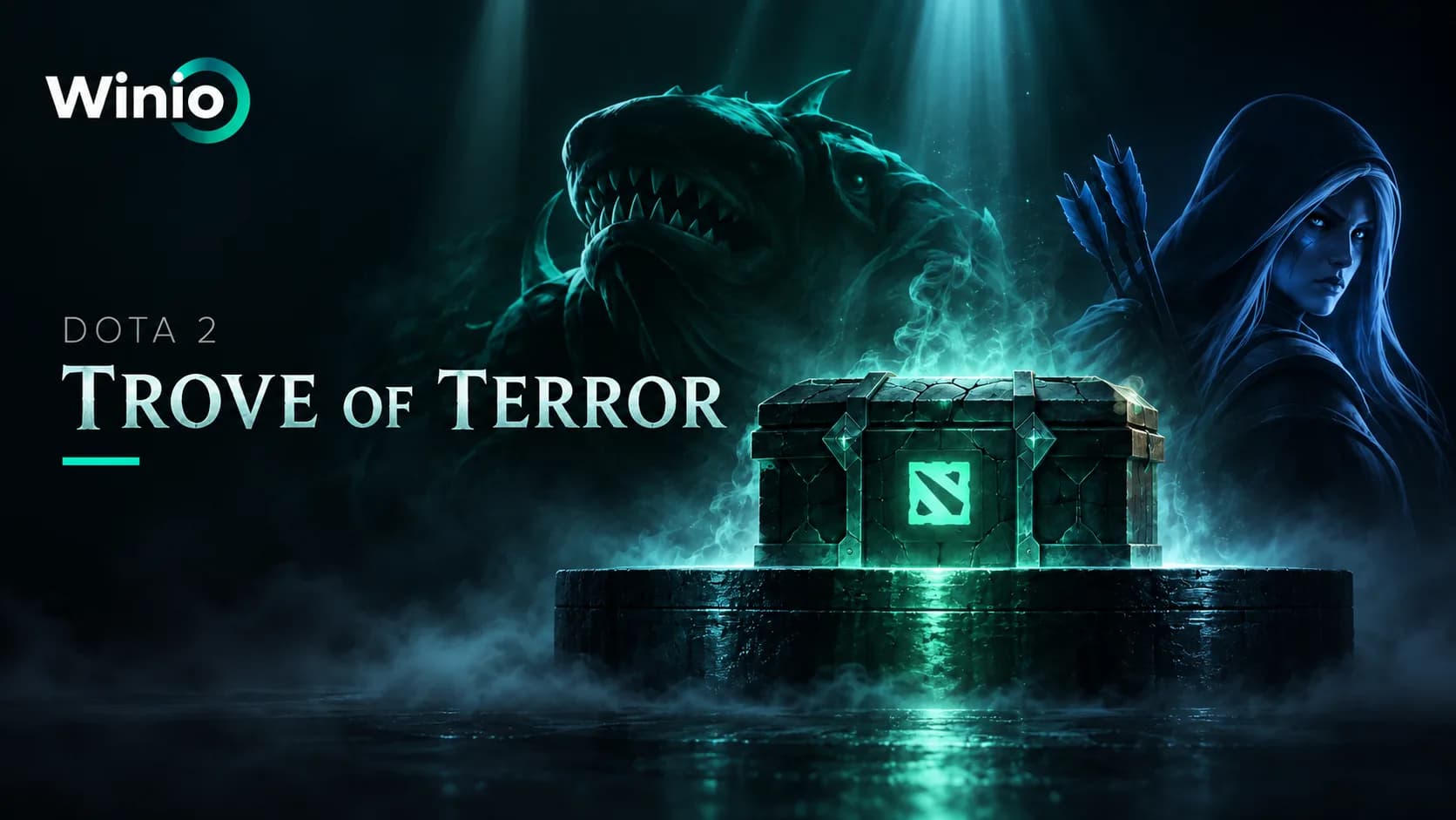 Trove of Terror Adds Tidehunter Arcana and Brings Back Drow Ranger