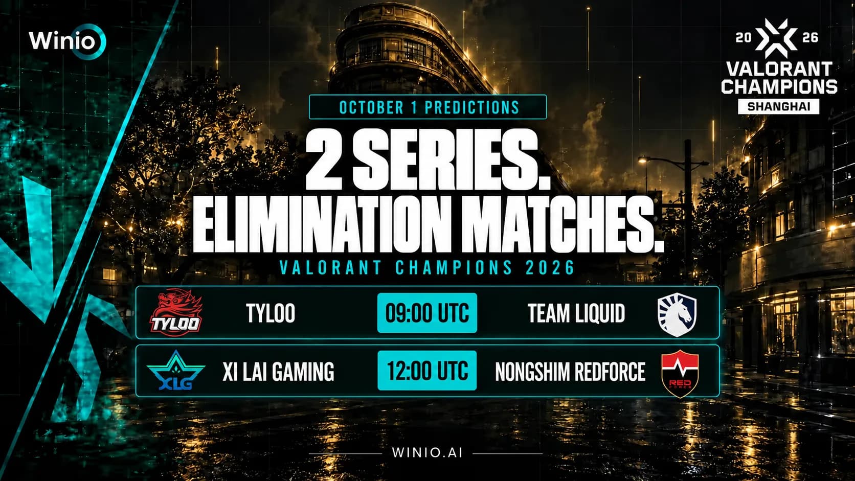 Valorant Champions Predictions Today: October 1 Matches